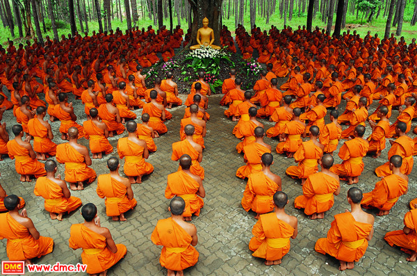 Theravada Buddhists Celebrate the Beginning of Rains Retreat