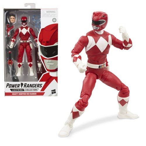 Image of Power Rangers Lightning Collection Wave 3 Mighty Morphin Red Ranger 6-Inch Action Figure - DECEMBER 2019