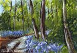 Bluebell Trail ACEO - Posted on Saturday, February 28, 2015 by Janet Graham