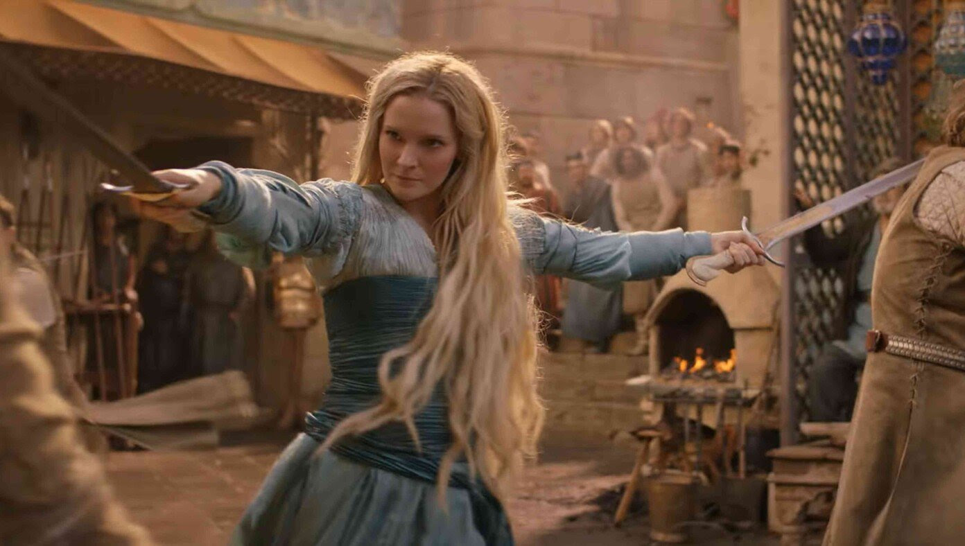 Amazon Blows Entire $1 Billion 'Rings Of Power' Budget On Making It Look Like A Woman Can Hold A Sword