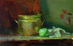 Brass & Green Apple Study - Posted on Friday, November 28, 2014 by Kelli Folsom