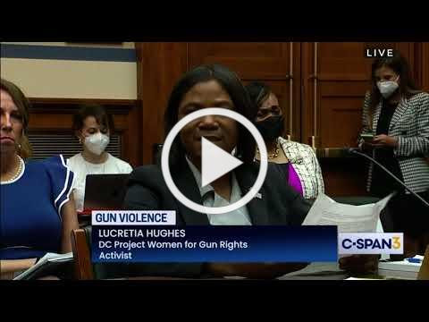 Lucretia Hughes Testifies at &quot;The Urgent Need to Address the Gun Violence Epidemic&quot;