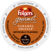 Folgers Caramel Drizzle Keurig® K-Cup® coffee pds