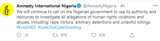 Amnesty International responds to threats from NGO asking them to leave Nigeria