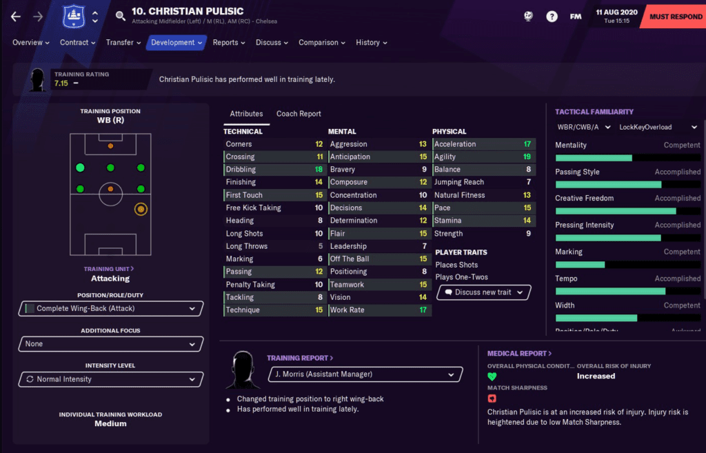 From horrific striker to the best AM I've had since FM18 :  r/footballmanagergames