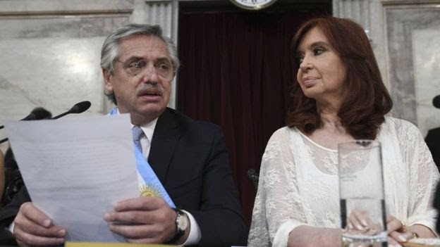 Alberto Fernandez e Cristina Kirchner