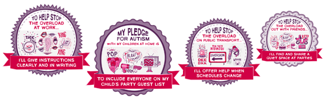 Choose which pledge to make, and get your badge.