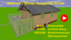 Sommer / Winter Ausgleich von Solarstrom - Saisonspeicher
