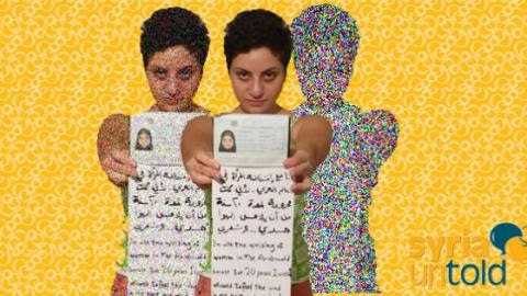 Syrian activist Dana Bakdounis exercises her right not to wear a hijab. Source: The Uprising of Women in the Arab World´s facebook page.