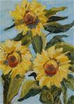 Happy Sunflowers - Posted on Saturday, March 28, 2015 by Carol Pighin