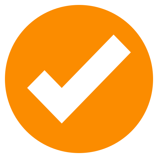 File:Eo circle orange checkmark.svg