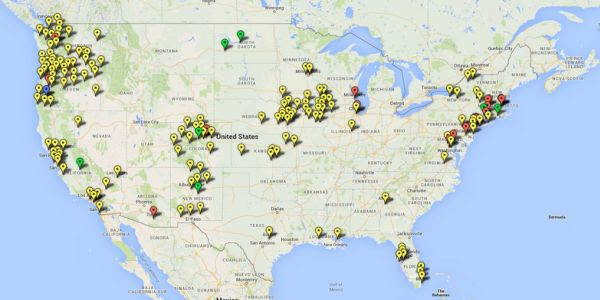 A map of the more than 300 sanctuary cities in the U.S.