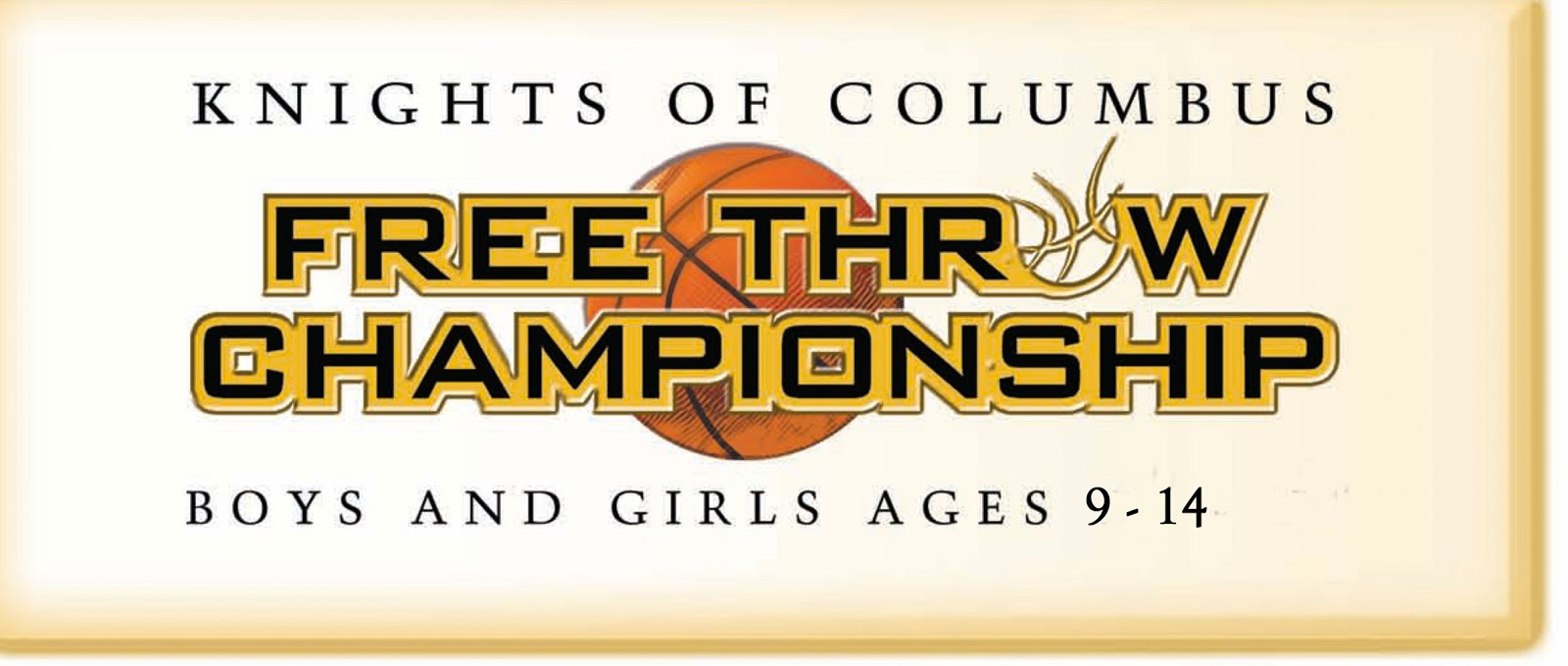 Knights of Columbus Free Throw Contest Sacred Heart School Est