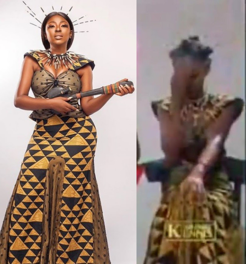 Yvonne Jegede recreates the look she wore for Tuface Idibia