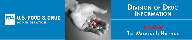FDA Logo, hands holding pills