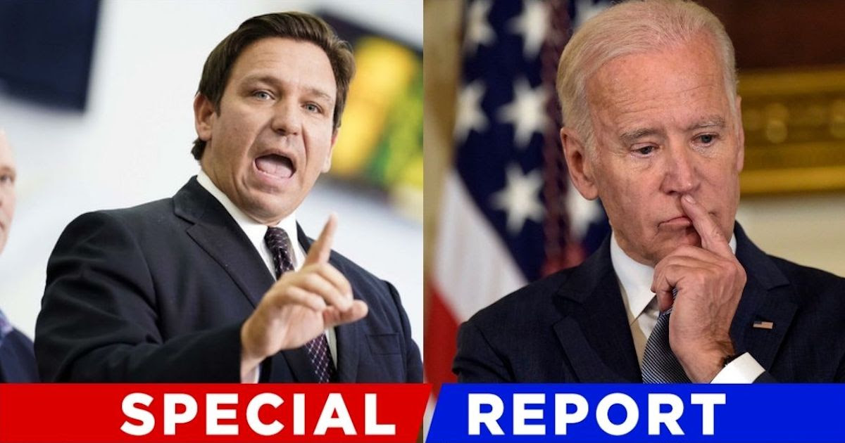 DeSantis Throws Ultimatum at Biden - If Joe Doesn't Back Off, The Ultimate Power-Move Is Coming