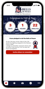 Bells of peace countdown 3-days to go