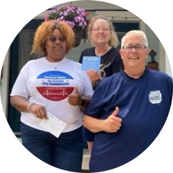 Members of the Ohio labor movement canvassing for the PRO Act