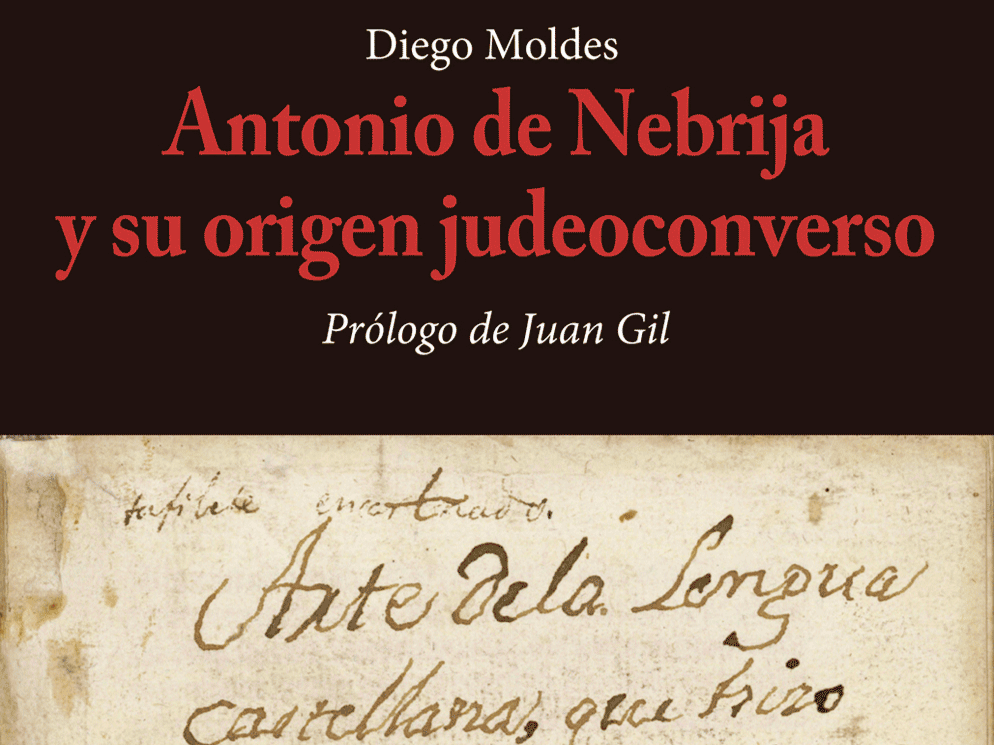 Portada del libro Antonio de Nebrija y su origen judeoconverso de Diego Moldes
