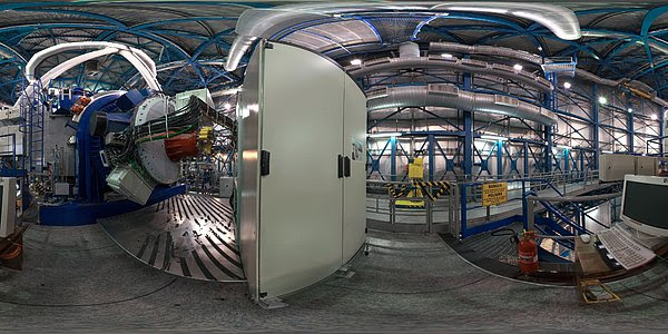View inside a VLT Unit Telescope