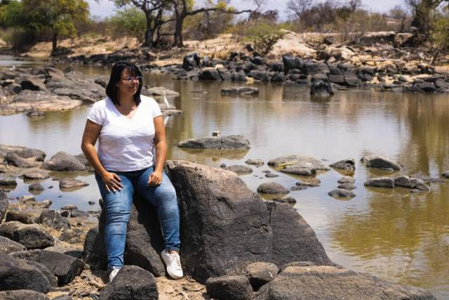 Alane, membro da associação de moradores relata medo dos impactos da mineração