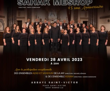 Concert du Choeur  Arménien Sahak Mesrop