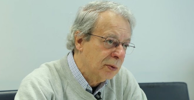 Frei Betto, durante la entrevista en la Redacción de 'Público'.