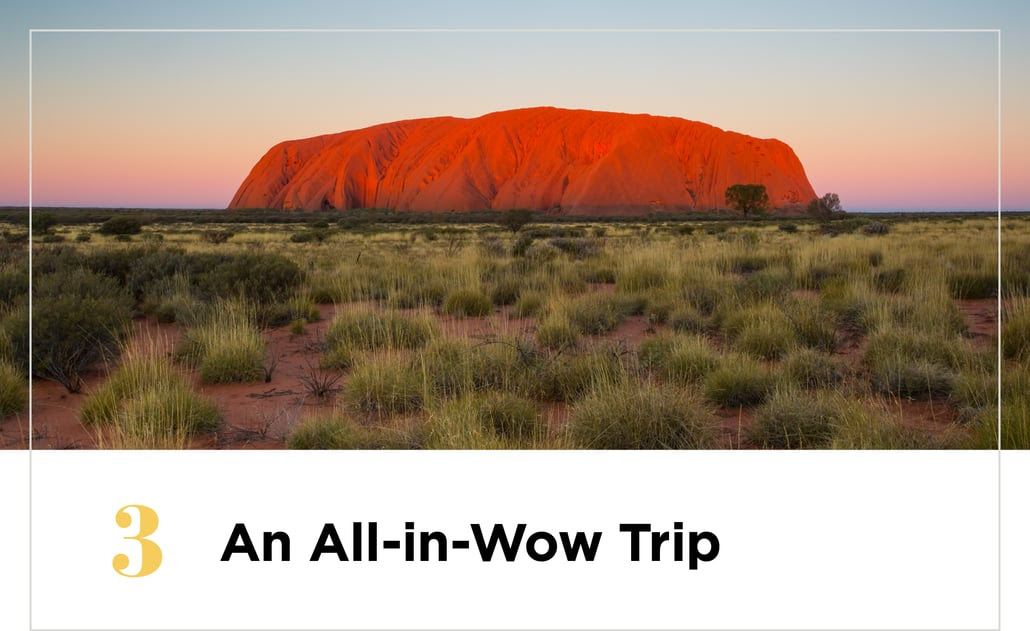 Ayers Rock and the Great Barrier Reef