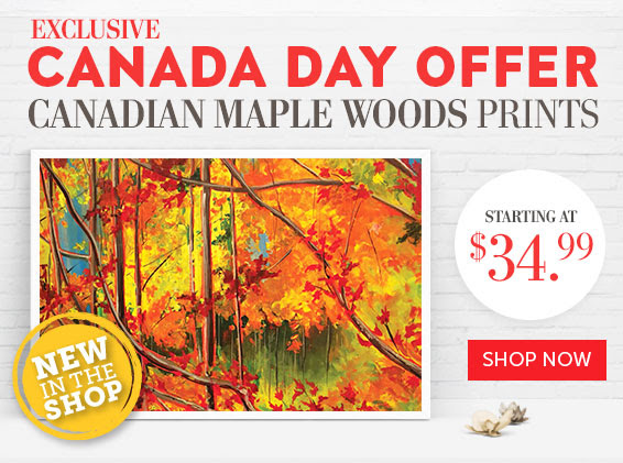 Canada’s Maple Woods – Set of Three – V.1 