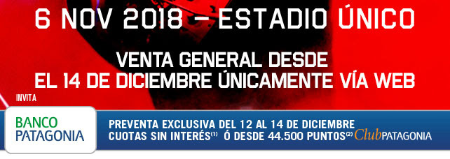 6 de Noviembre - Estadio Unico