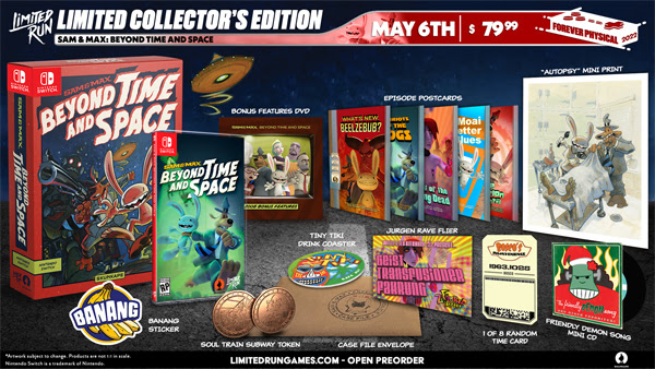 Sam & Max: Beyond Time and Space Collector's
        Edition contents