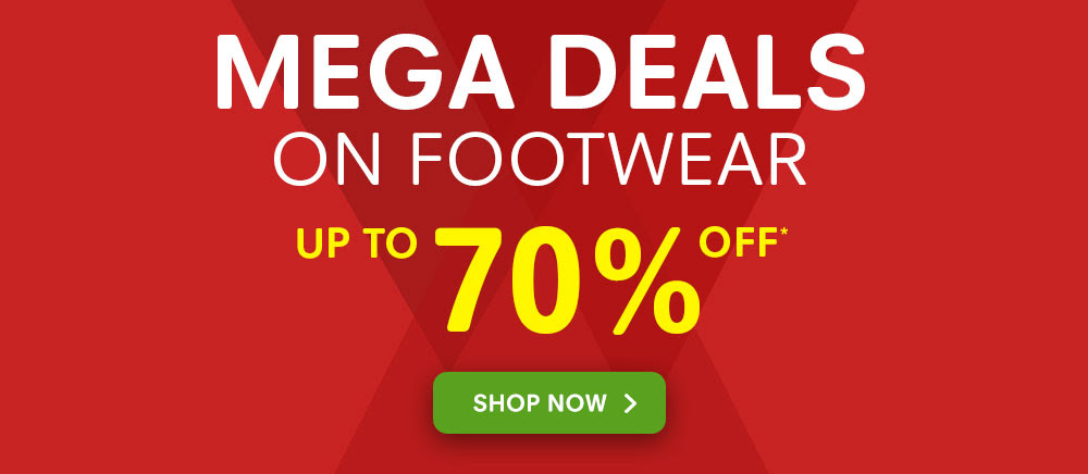Mega Deals On Footwear - Up To 60% Off