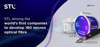 STL among the world’s first companies to develop 180 micron optical fibre