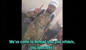 Turkish-backed militia in Syria: “We’ve come to behead you, you infidels, you apostates”