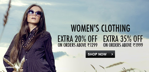 EXTRA 20% OFF on orders above Rs.1299-EXTRA 35% OFF on orders above Rs.1999-See Final Price in Cart