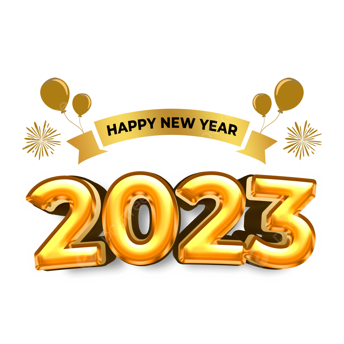 Happy New Year 2023, 2023, Happy New Year, New Year PNG Transparent Clipart  Image and PSD File for Free Download