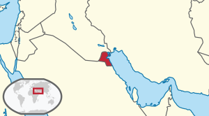 Kuwait in its regionsvg