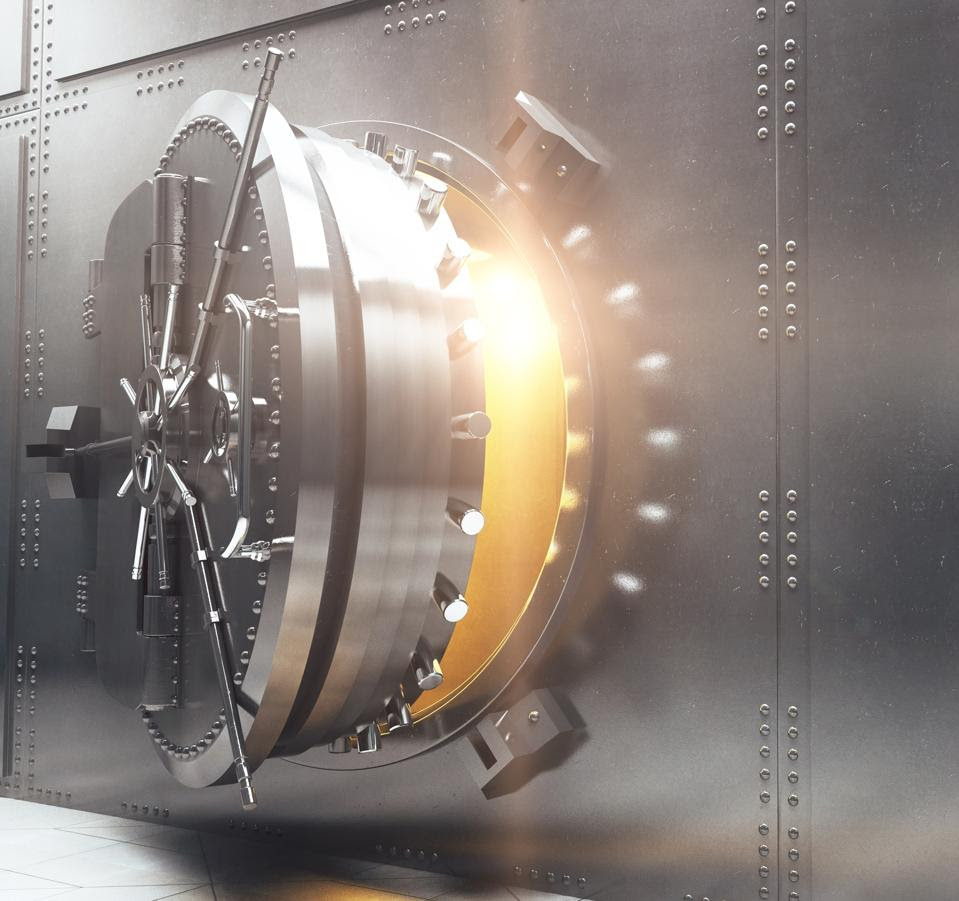 Bank vault side