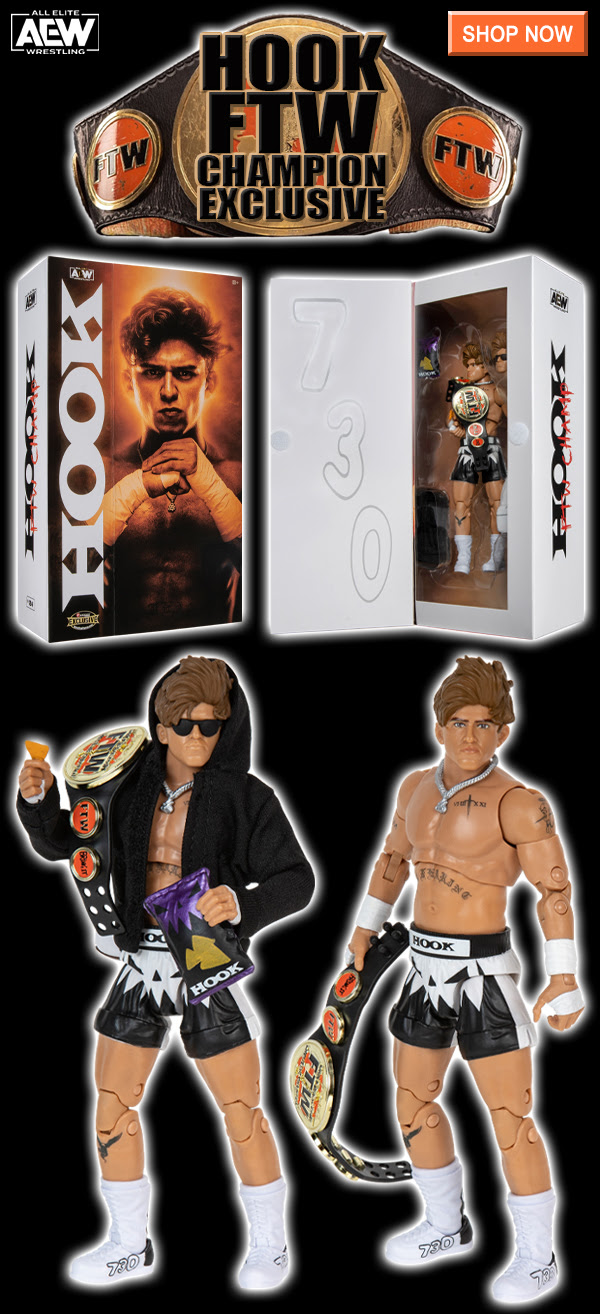 NEW LOOK AT RINGSIDE COLLECTIBLES EXCLUSIVE HOOK ACTION FIGURE & MORE
