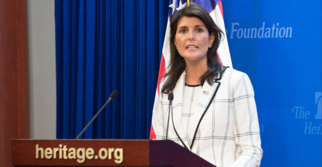 Nikki Haley Defends Decision to Leave UN
Human Rights Council