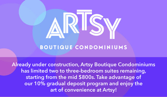 Take advantage of our 10% gradual deposit program and enjoy the art of convenience at Artsy