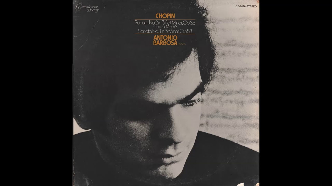 LP Chopin - Sonata No.2, Sonata No.3 (Antonio Guedes Barbosa, piano) (1970)