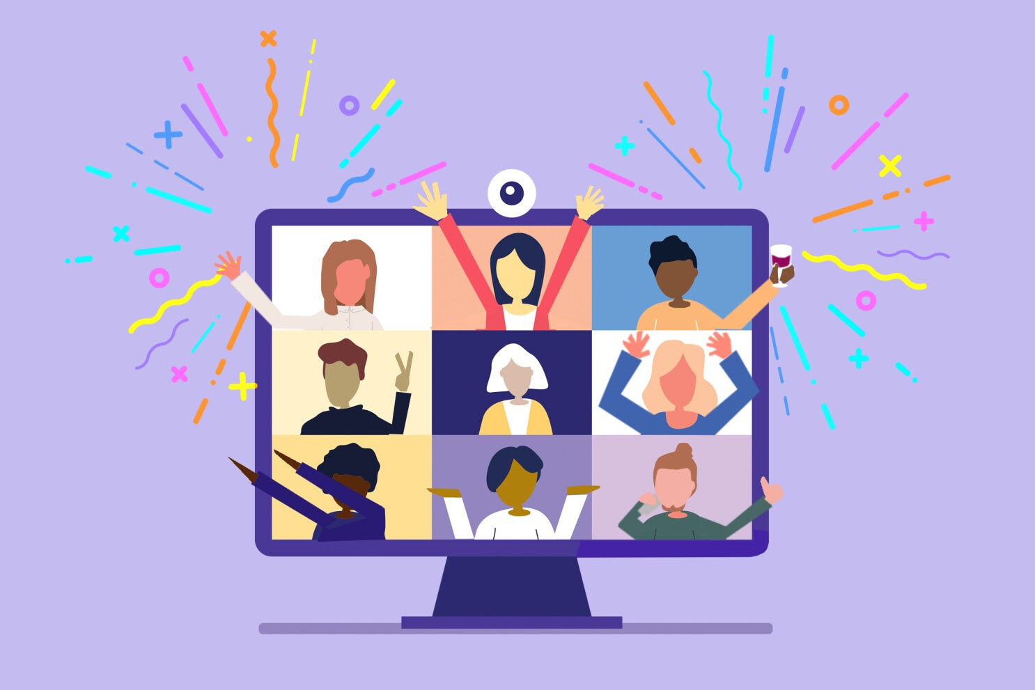 Zoom party tips: Virtual hangout ideas for a fun night in - Los ...