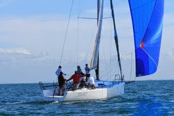 J/111 sailing off Sydney, Australia