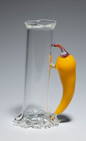 Anaheim Pepper Shot Glass by Margaret Neher