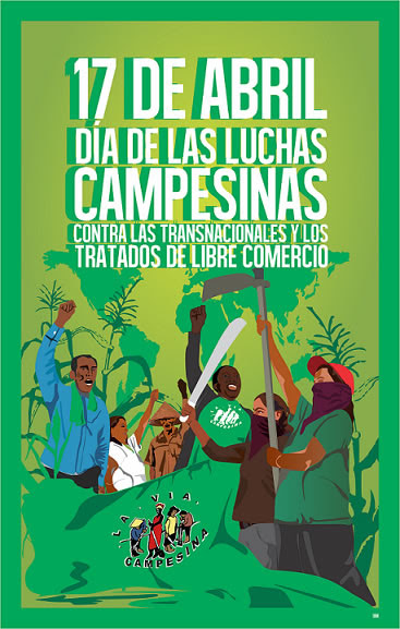 poster lucha campesina