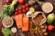Food defense.jpg © European Union 2017 - European Parliament Selection of healthy food (salmon, tomatoes, broccoli, olive oil, nuts, almonds, rice, garlic and lemon