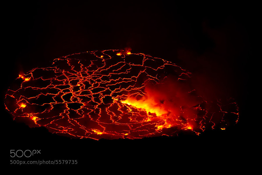 lava lake by Francesco  Pandolfo on 500px