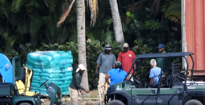 Strange Things Are Happening on Epstein Island: Drone Footage