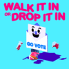 Walk it in or drop it in.